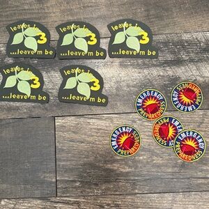 Bundle of  10 badges emblem girl guides embers sparks scouts poison ivy
